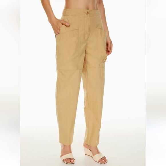 Aritzia Wilfred FreeVoyage Cargo Pant Sandy Beige Size 6 - Picture 1 of 16